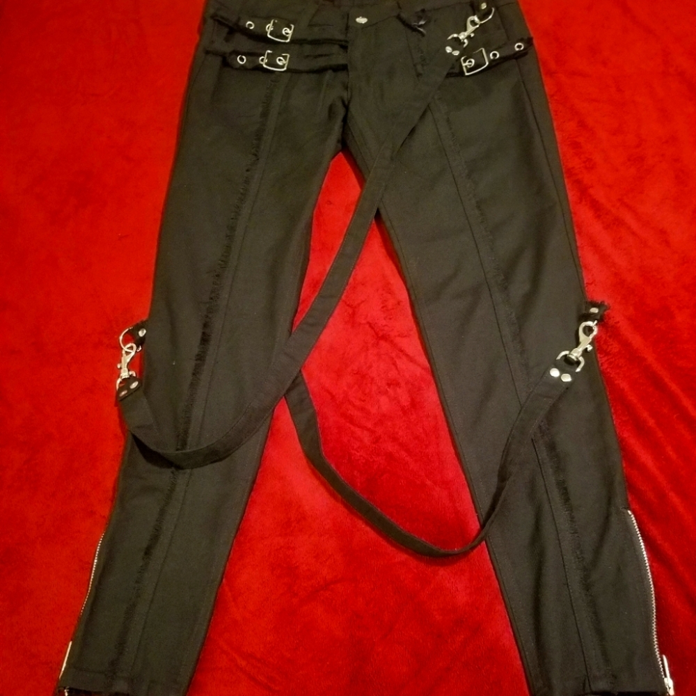 Bnwot Lip Service Black Bondage pants
